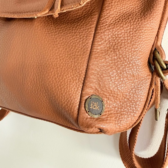 The Sak Cognac Leather Backpack main image 8